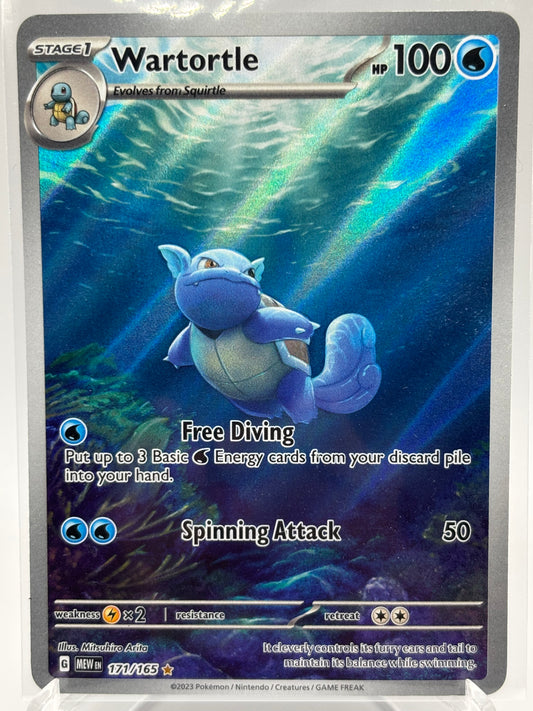 Wartortle (171/165) Full Art IR [Scarlet & Violet: 151] - NM
