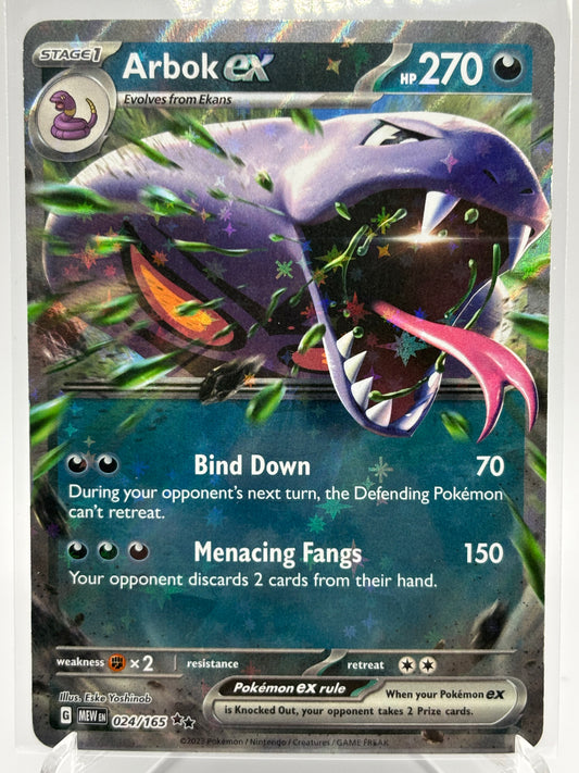 Arbok ex (024/165) Double Rare Holofoil [Scarlet & Violet: 151] - NM